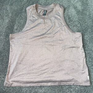 Vuori Heathered Pink Energy Tank Top